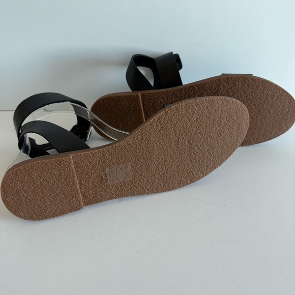 Madewell Leather Flat Sandals Ankle Strap The Boardwalk Casual Boho Size 8.5 - Picture 8 of 11